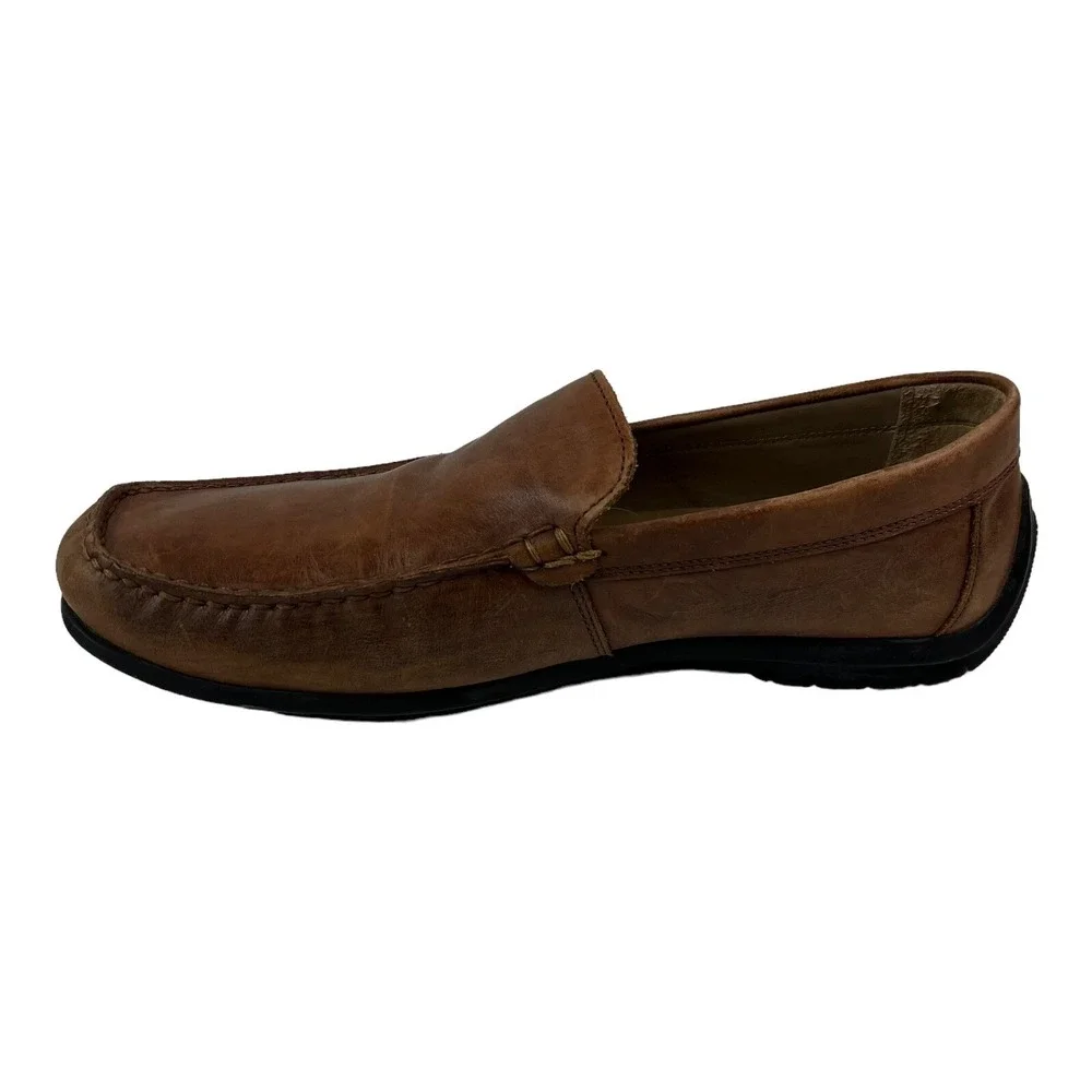 Ecco Brown Pleasant Slip On Drivers Loafer Shoes Mens Size EU 43 US‎ 10
